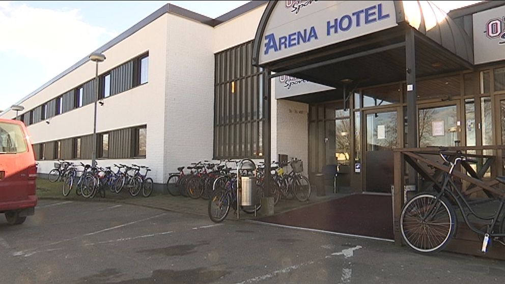 Asylboendet Arena Hotel i Halmstad.