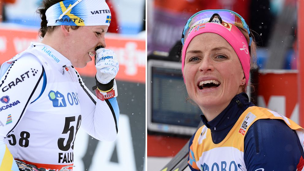 Charlotte Kalla Therese Johaug.