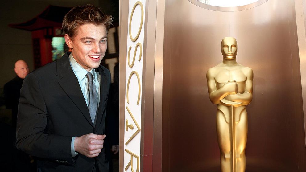 Leonardo DiCaprio på premiären av Titanic 1997.