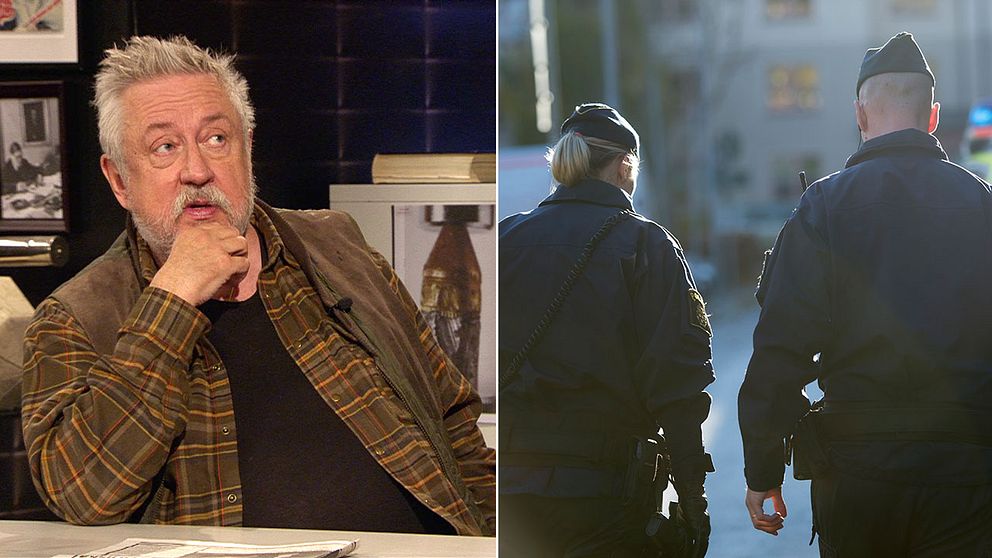 Leif GW Persson föreslår att vissa av polisens uppgifter läggs ut på privata företag – och får tummen upp av Polisförbundet.