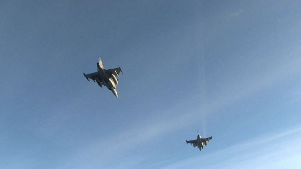 Ökad militär flygning från Ärna flygbas