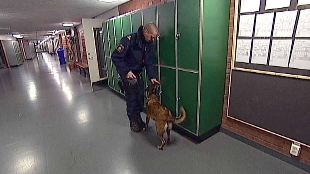 Snart kan polisens narkotikahundar få genomsöka Blekinges alla skolor.
