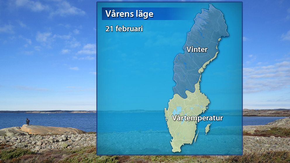 På söndagen rådde vårtemperaturer i stora delar av södra Sverige.