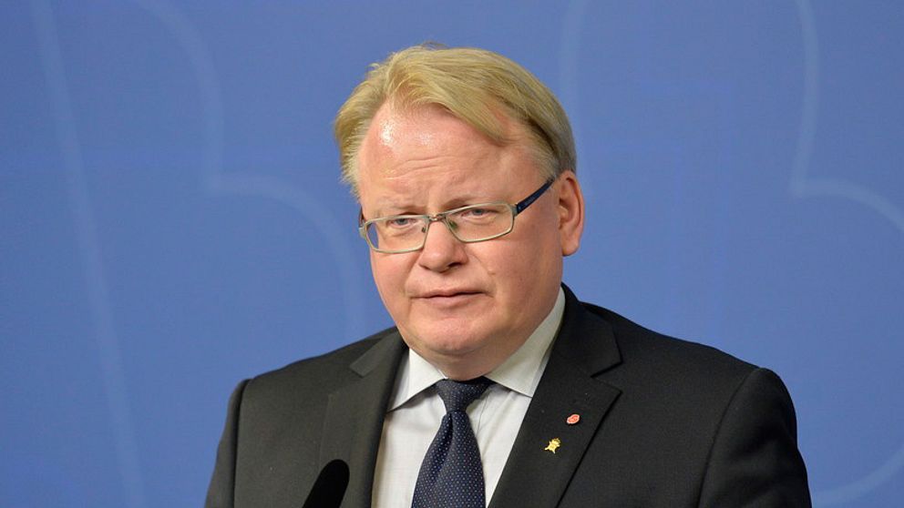 Försvarsminister Peter Hultqvist