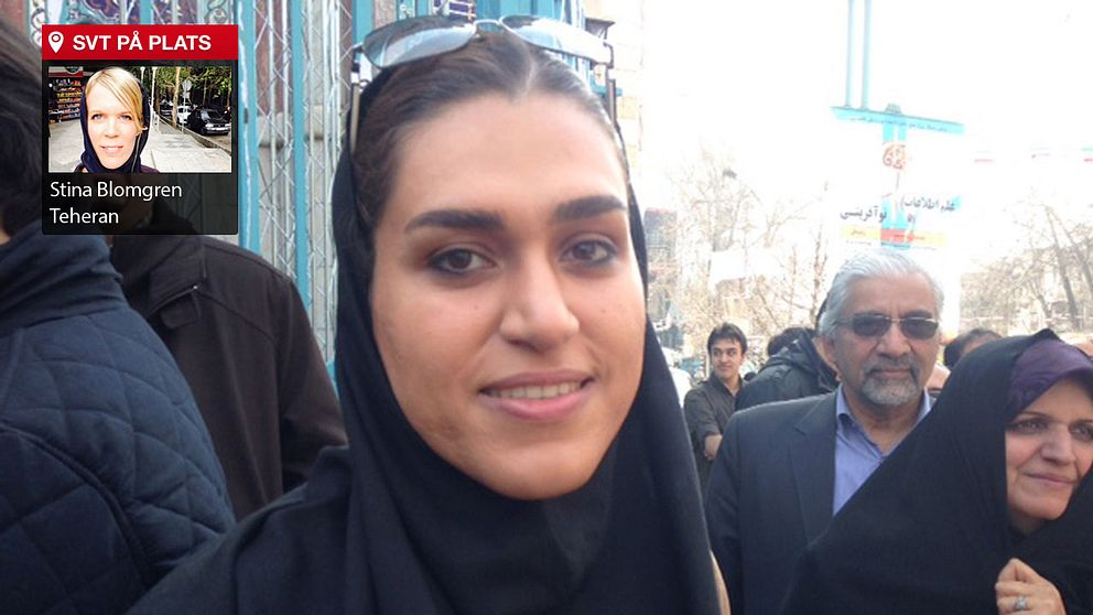 25-åriga Rana röstade i dagens val i Iran.