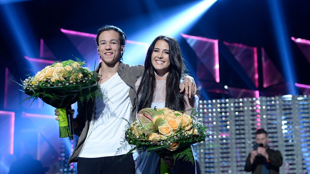 Frans och Molly Sandén har gått vidare till final.