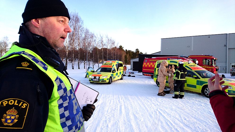 Nytt pulverbrev på företag på Frösön, Östersund.