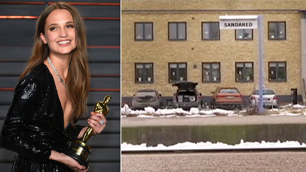 SVT Nyheter Väst har besökt Alicia Vikanders rötter i Sandared, utanför Borås.