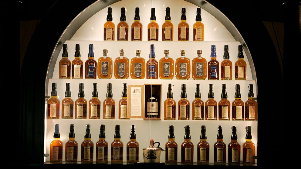 Whiskysamlingen var värd över 200.000 kronor.