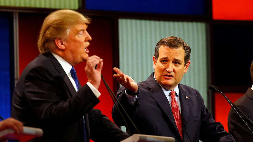TV-debatt mellan republikanernas presidentkandidater.