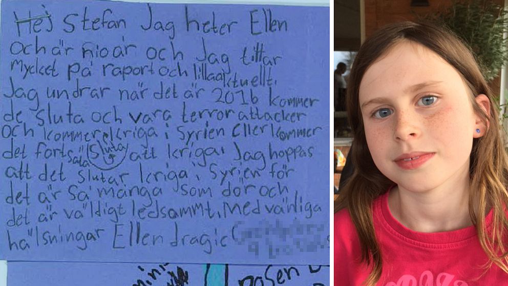 Ellen Dragic skrev till statsministern, och fick svar.