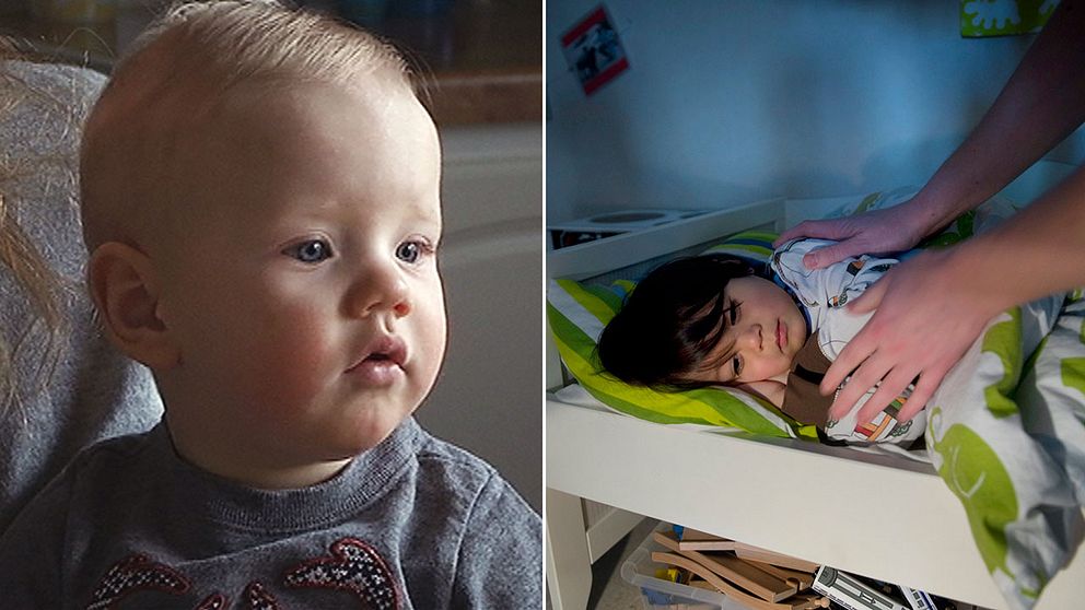 11 månader gamla Elliott vaknar 10 gånger varje natt.