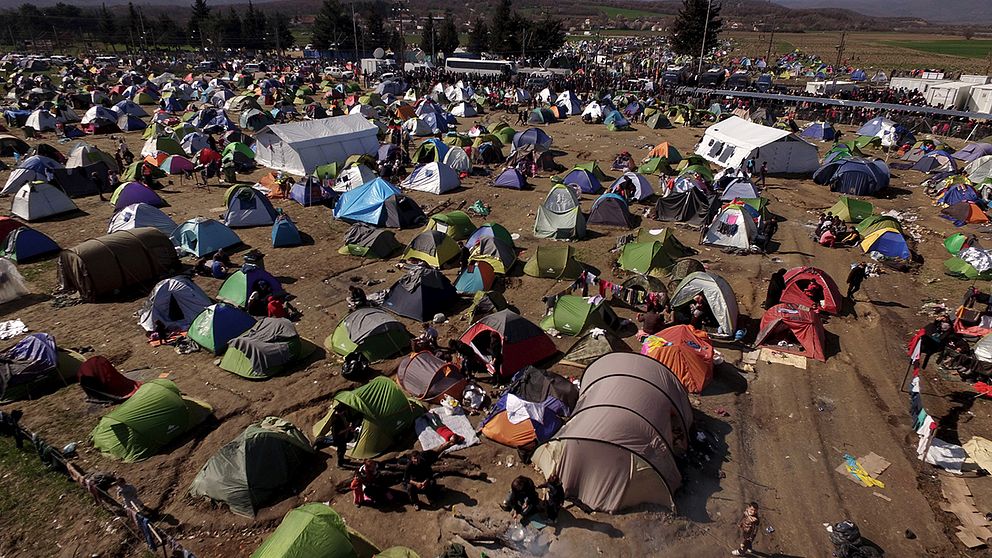 Flyktinglägret i Idomeni i Grekland växer för varje dag som går.