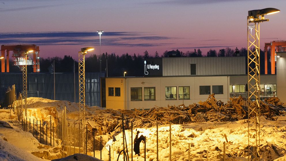 På IL Recyclings anläggning stoppas nu lyxkrogarnas sopor.