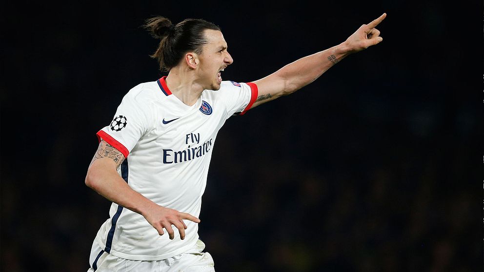 Zlatan Ibrahimovics Paris SG är på väg mot kvartsfinal i Champions League.