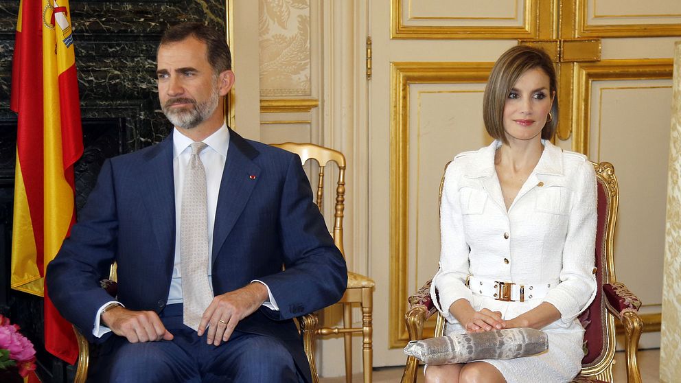 Det spanska kungaparet Letizia och Felipe chattade olämpligt stöd