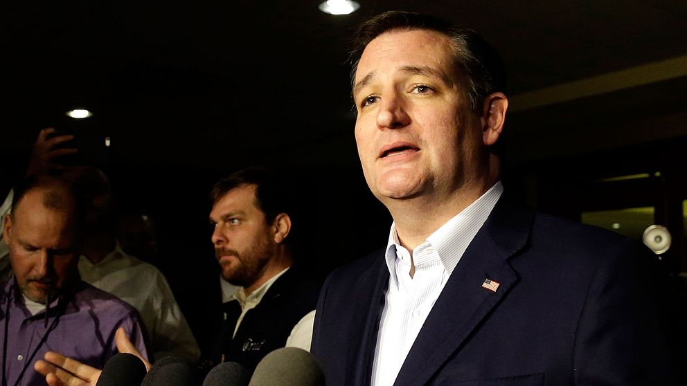 Ted Cruz riktade skarp kritik mot Trump för våldsamheterna kring hans valmöten.
