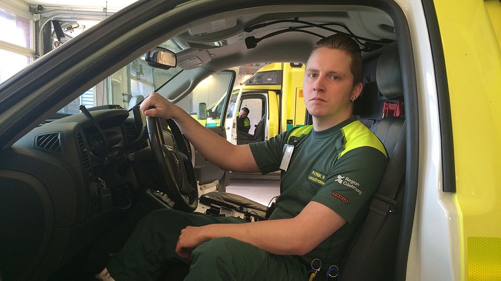 Patrik Hamberg är en av de anställda på ambulansen i Gävle som sagt upp sig.