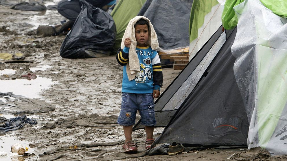 Barn i flyktingläger