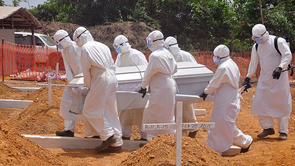 Ebolaepidemin har dödat mer än 11 000 människor, men nu är den över, meddelar WHO. Arkivbild.