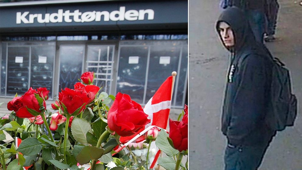 Den misstänkte Omar Abdel Hamid El-Hussein fångades på bild av en övervakningskamera vid en tågstation.