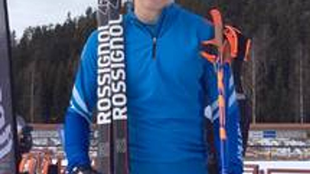 Eric Rosjö med längdskidor