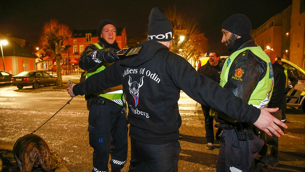 Högerextrema gruppen Soldiers of Odin.