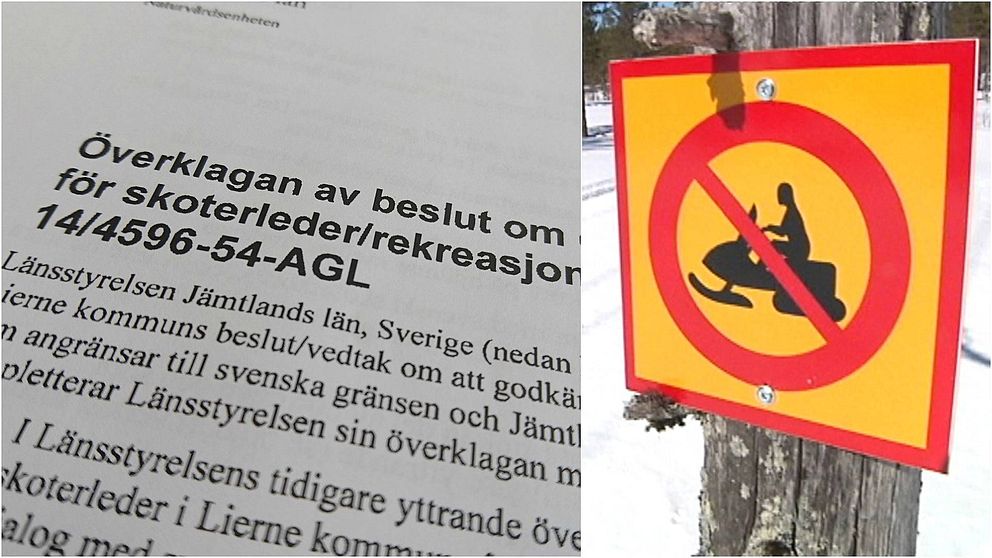 Länsstyrelsen överklagar norska skoterleder