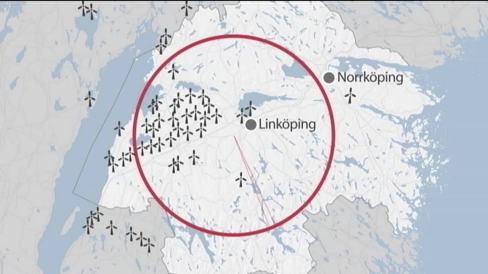 Försvaret sätter stopp för vindkraften