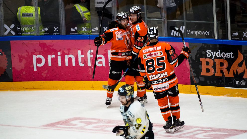 Mattias Guter gjorde två mål mot AIK.