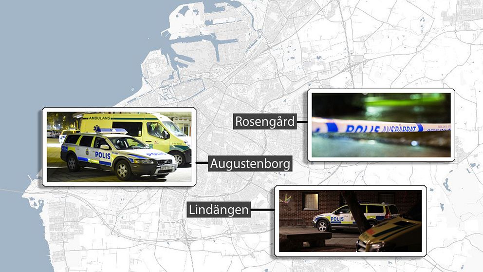 Skottlossningar i Malmö.