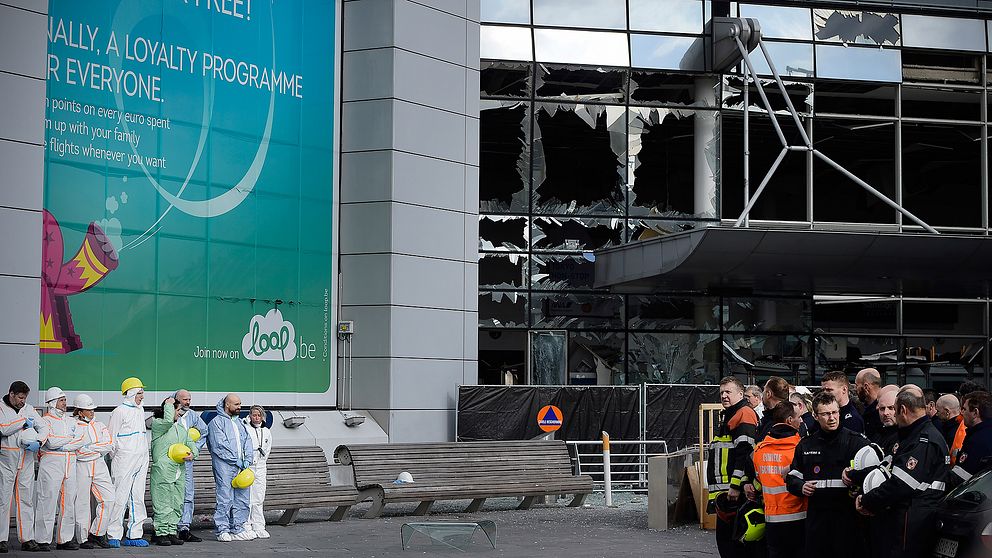 Flygplatsen Zaventem i Bryssel fick stora materiella skador vid terrordådet i tisdags förra veckan.
