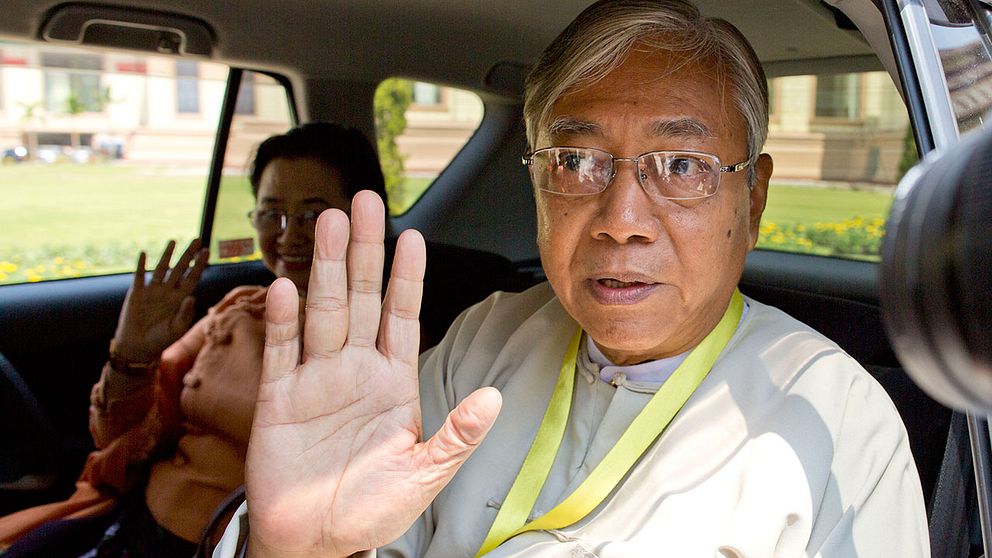 Htin Kyaw Burmas nye president.