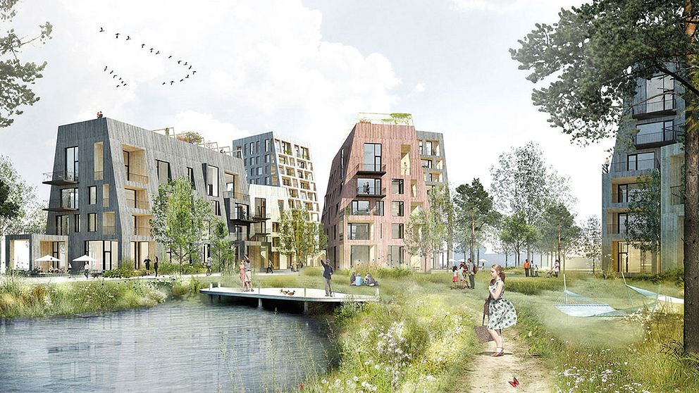 Tävlingsbidrag ”Örnsro trästad”