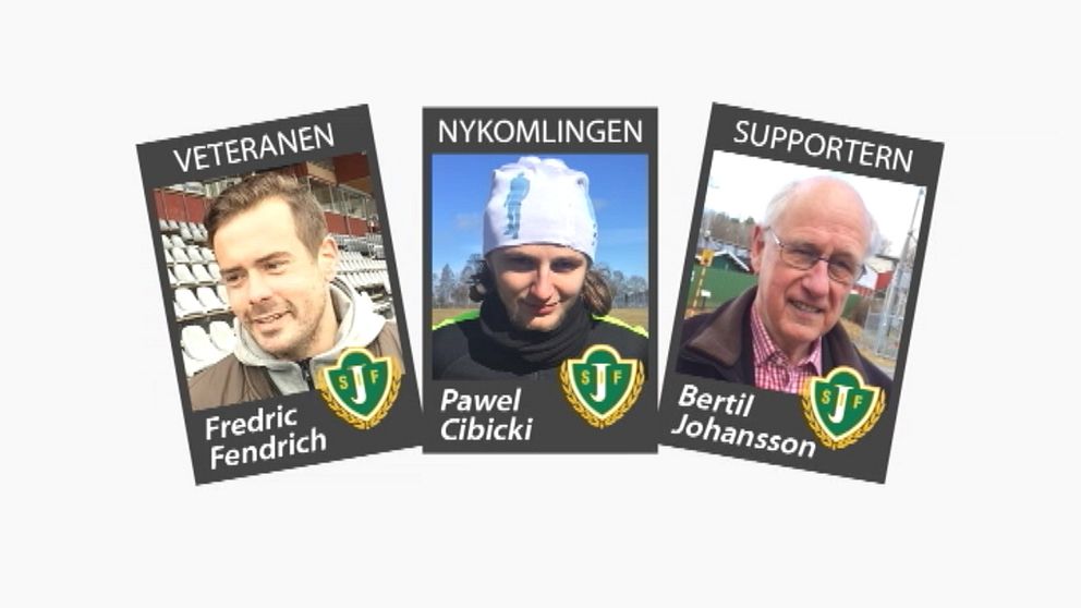 Fredrik Fendrich, Pawel Cibicki och Bertil Johansson