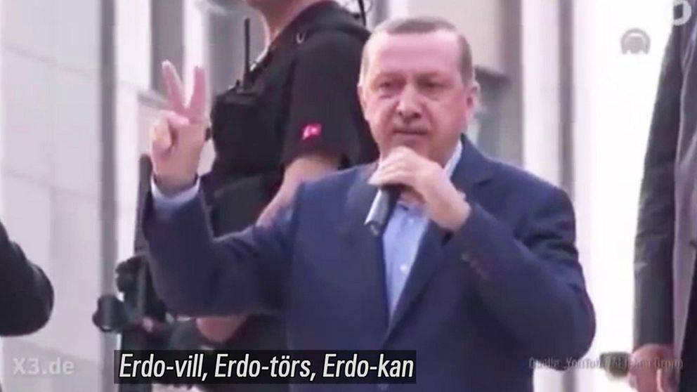 Turkiets president Recep Tayyip Erdogan.