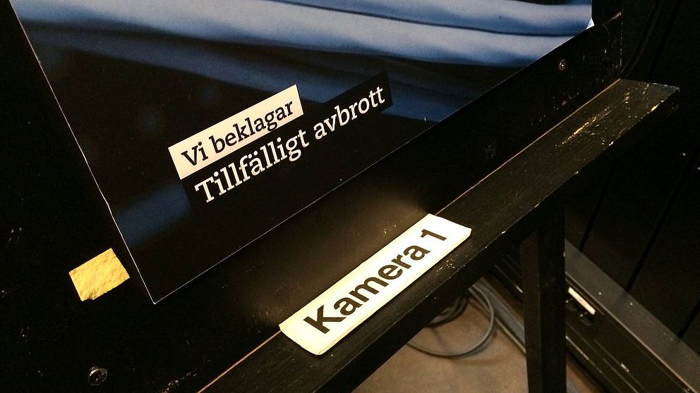 Avbrottsskylt