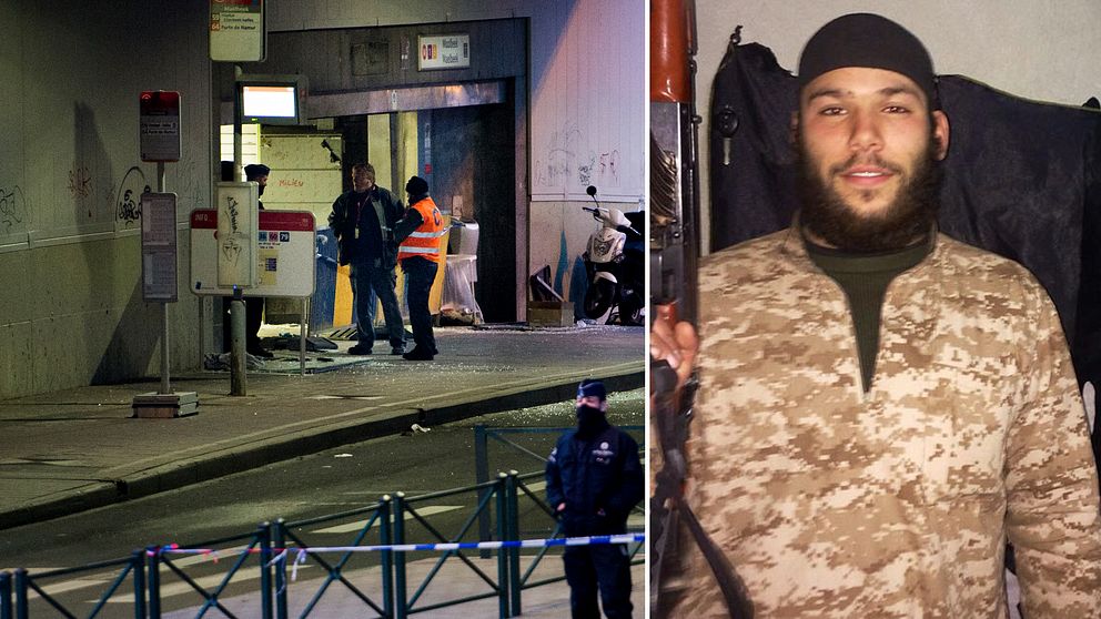 23-åriga Osama Krayem misstänks vara inblandad i terrordådet i Bryssels tunnelbana.