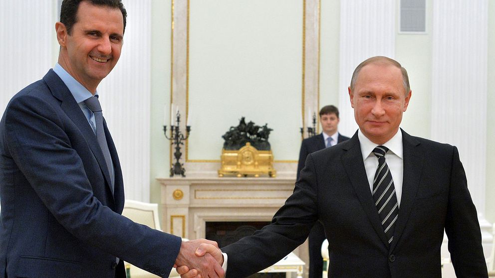 Bashar al-Assads främste hjälpare är Vladimir Putin