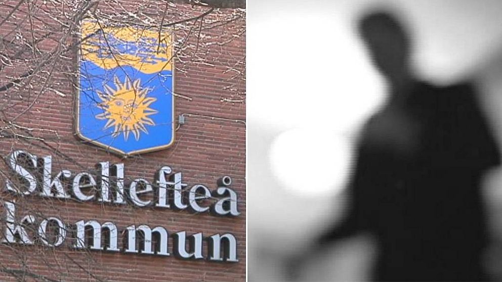 Skellefteå kommunhus, anonym man