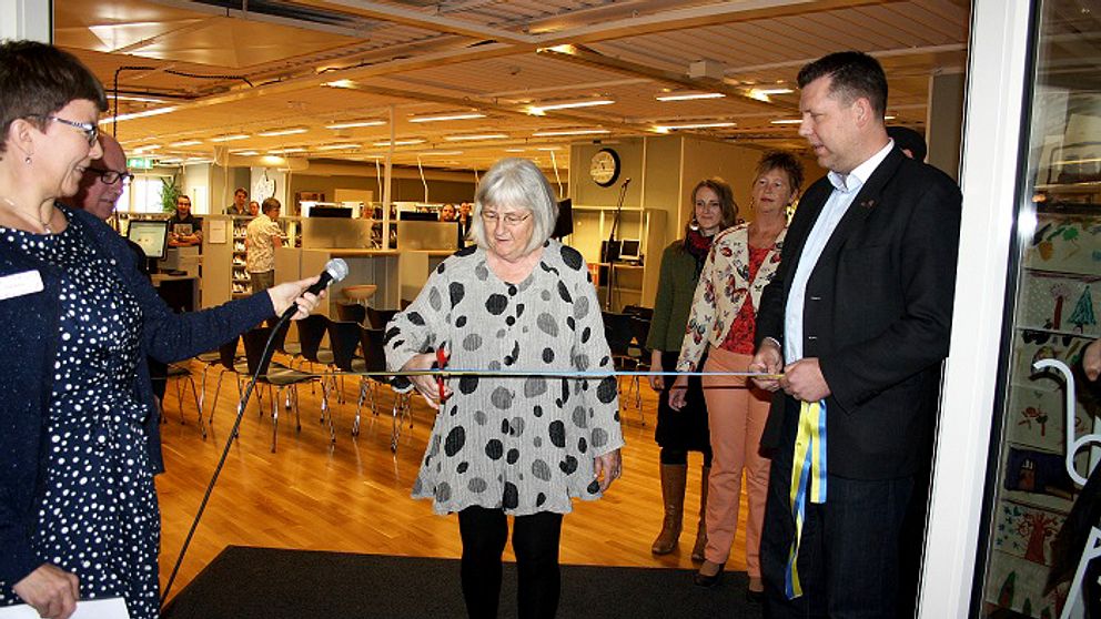 Invigning bibliotek Färjestaden