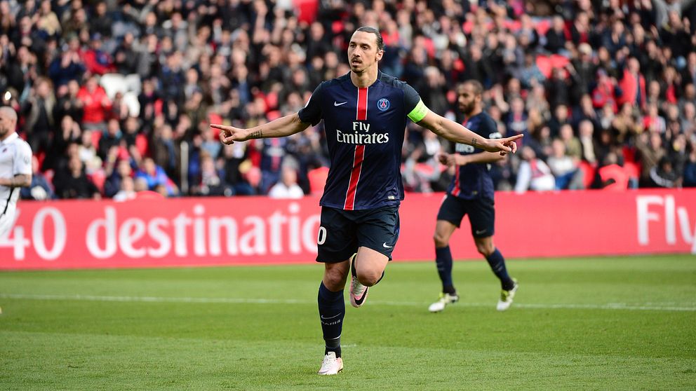 Zlatan Ibrahimovic slog sitt eget målrekord och har nu gjort 32 mål den här säsongen.