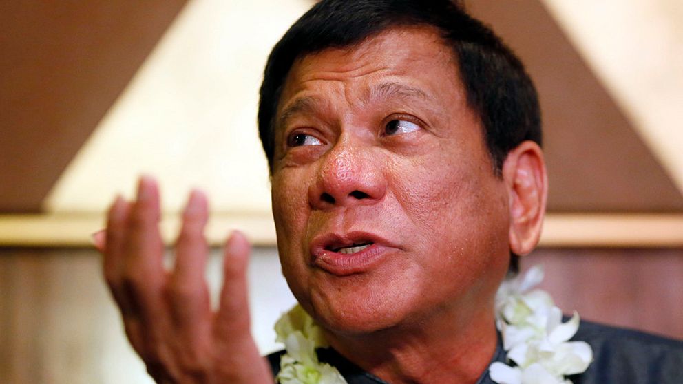 Rodrigo Duterte har offentligt skrutit om hur han deltagit i utomrättsliga avrättningar i hemstaden Davao. Arkivbild.