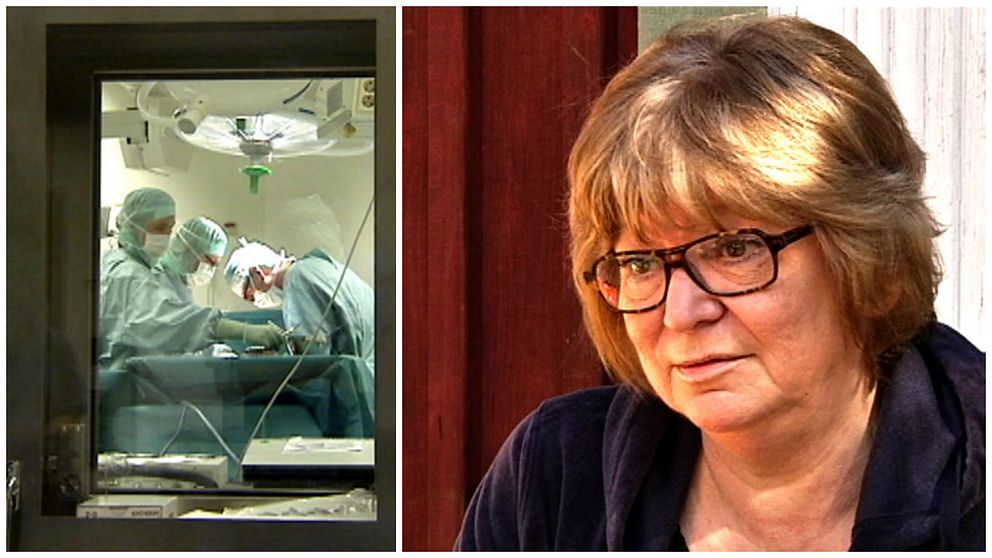 När Kaisa Rintala, 65 år, från Olofström opererades för cancer i livmodern glömdes tre operationsdukar i hennes buk.