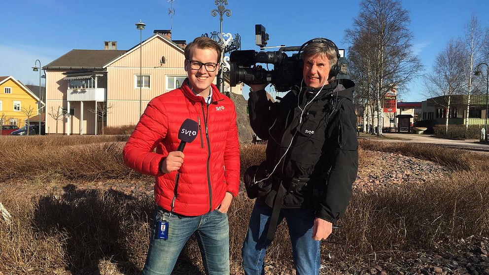 Jens L'Estrad och Anders Hellström är på plats i Älvdalen.