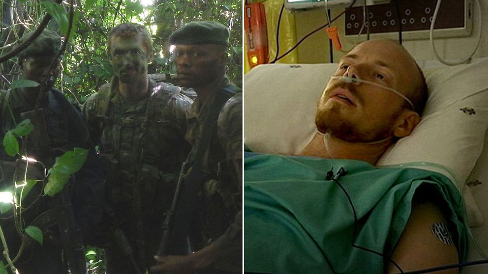 SVT Nyheter träffar Erik Mararv på ett sjukhus i Johannesburg