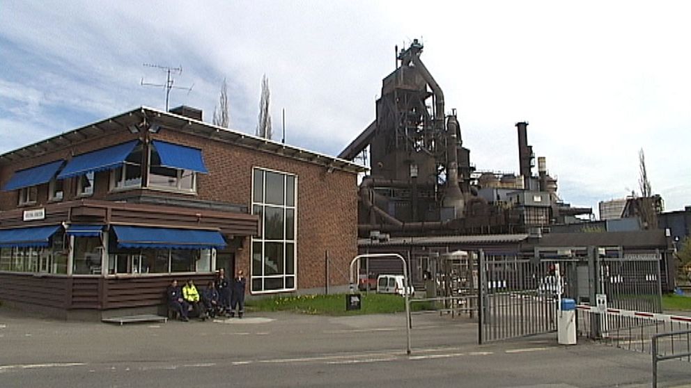 SSAB:s stålverk i Luleå