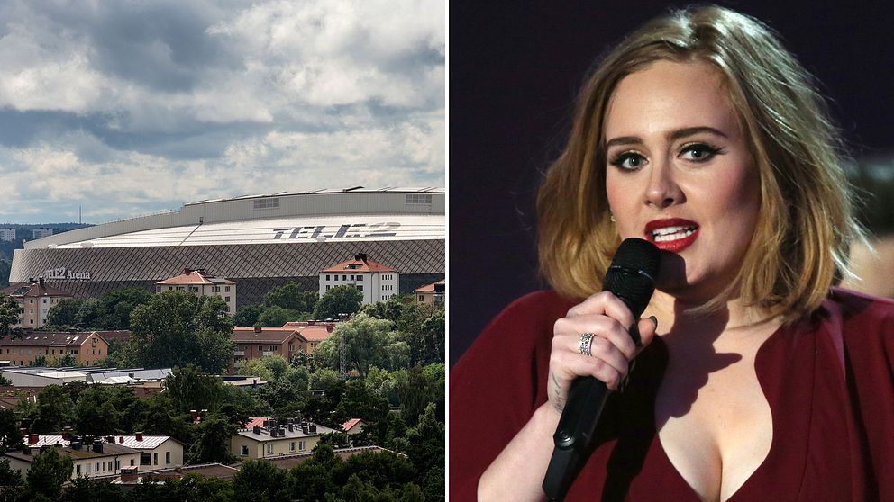 Tele2 arena och Adele.