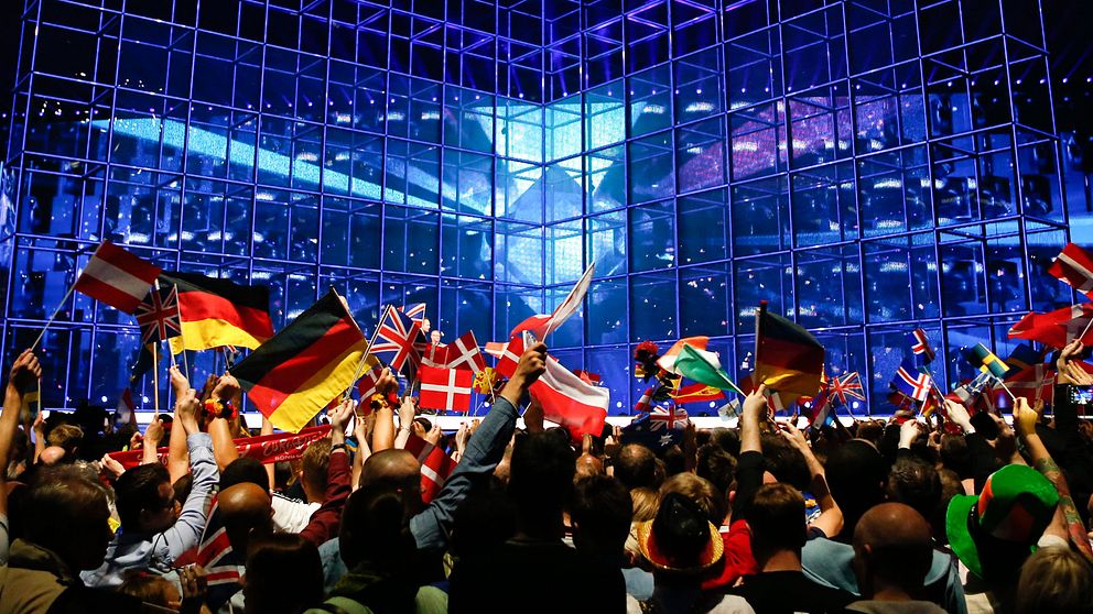 Alla flaggor tillåts inte under Eurovision.