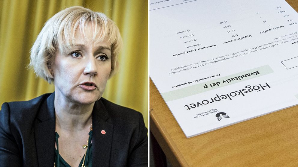 Ministern för högre utbildning, Helene Hellmark Knutsson (S), ska se över förslag på åtgärder för att förhindra fusk.